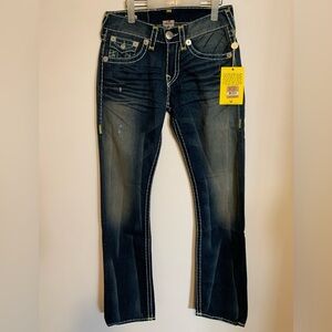 NWT True Religion Men’s Straight Denim Made in USA : Y2K Version(Yellow Lable)